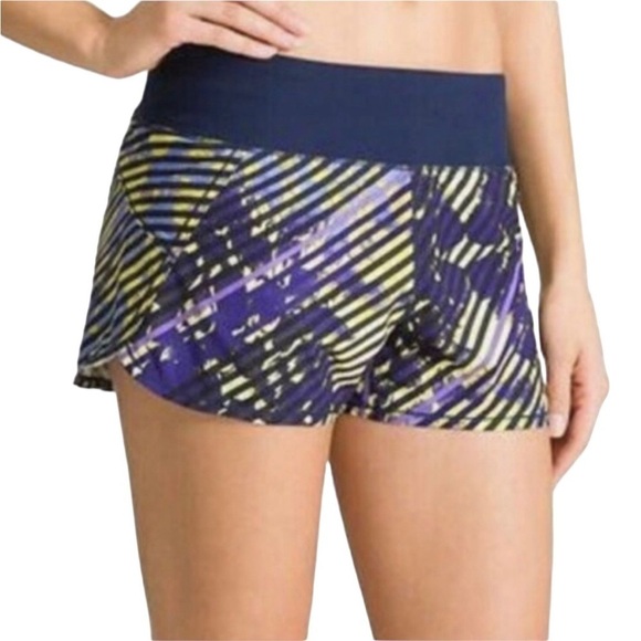 Athleta Pulse Lined Running Shorts - Picture 1 of 10